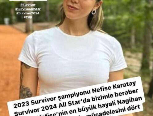 Survivor 2024 All Star'ın 10. yarışmacısı Nefise Karatay oldu