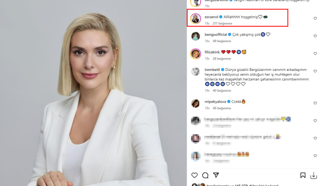 Yeni dizisi için imaj değiştiren Bergüzar Korel, Esra Erol'a benzetildi
