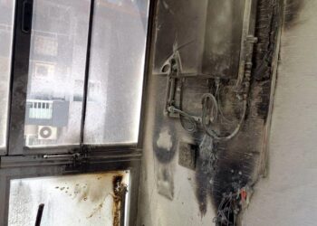 Mudanya’da apartman dairesinde korkutan yangın