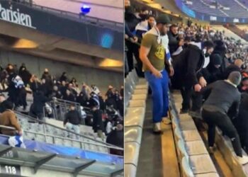 Fransa – İsrail maçında olay! Tribünler karıştı…