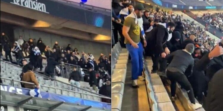 Fransa – İsrail maçında olay! Tribünler karıştı…