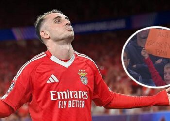 Kerem Aktürkoğlu, Portekiz’i fethetmeye devam ediyor! Minik Tomas Gomes ile buluştu: Özel bir misafirim vardı