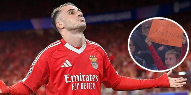 Kerem Aktürkoğlu, Portekiz’i fethetmeye devam ediyor! Minik Tomas Gomes ile buluştu: Özel bir misafirim vardı