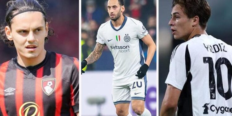 Milli yıldızlarımız Avrupa’yı sallıyor! Hakan Çalhanoğlu, Enes Ünal, Kenan Yıldız…