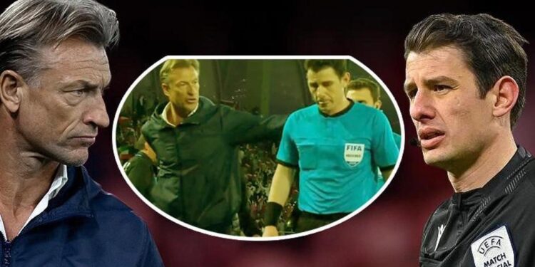 Herve Renard, Halil Umut Meler’in üzerine yürüdü! Umman-Suudi Arabistan maçında olay: İki kırmızı kart