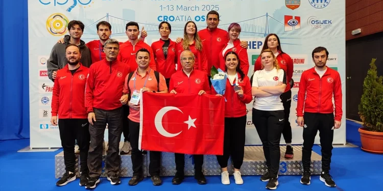 Kadın milli atıcılar, Avrupa şampiyonluğunu kazandı