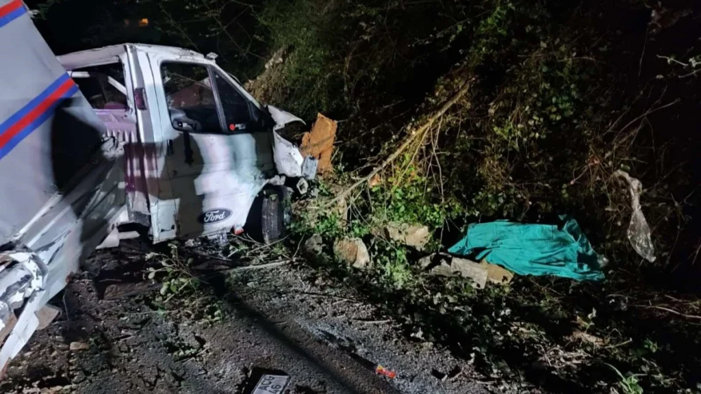 Giresun'da trafik kazası: Bir ölü, bir yaralı