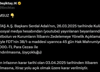 Beşiktaş'tan TFF'ye Sert Tepki!