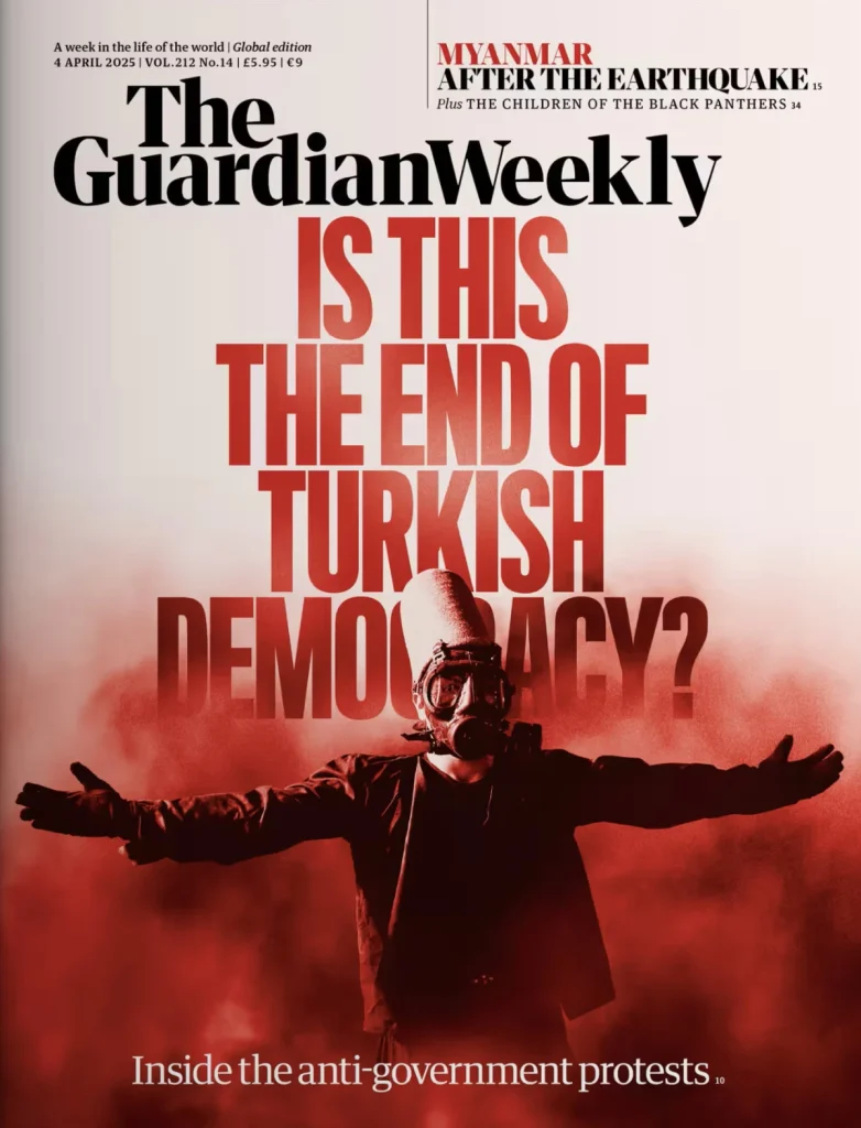 The Guardian Weekly, Saraçhane olaylarını manşet yaptı