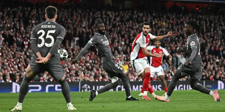 Şampiyonlar Ligi'nde Real Madrid, Arsenal'a fark yedi