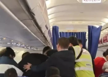 Yolcu Kabin Görevlisini Koku Nedeniyle Isırdı!