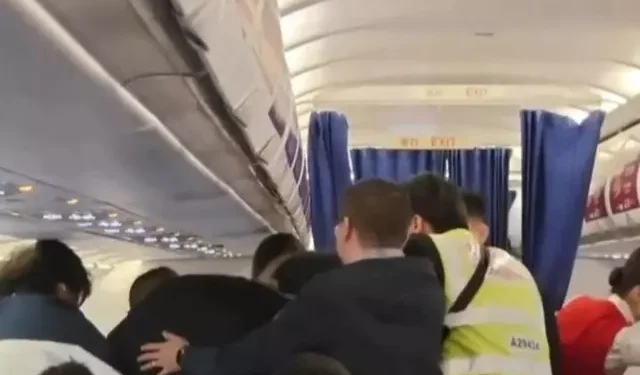 Yolcu Kabin Görevlisini Koku Nedeniyle Isırdı!