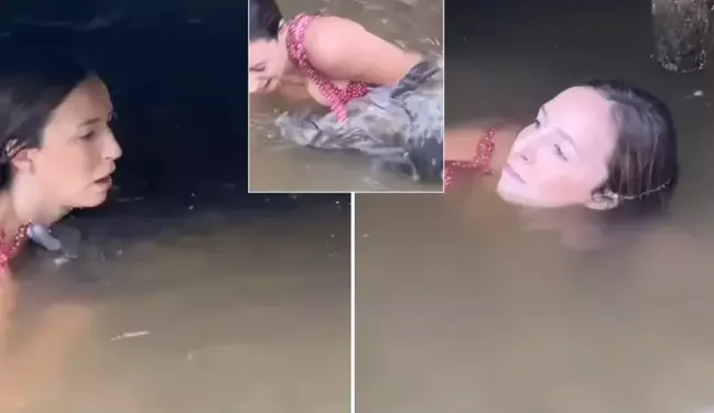 Bir genç kız, akarsuya girerek büyük bir cesaret örneği sergiledi ve suyun dibinde devasa bir kedi balığını yakaladı. O anlar, sosyal medya platformlarında hızla yayılarak izleyenleri hem şaşkına çevirdi hem de büyük bir hayranlık uyandırdı. Videoda, genç kızın soğukkanlı bir şekilde suyun derinliklerine elini daldırarak kedi balığını yakaladığı anlar net bir şekilde görülüyor. Balığı yakaladıktan sonra elindeki devasa kedi balığıyla suyun üstüne çıkarak büyük bir başarıya imza atıyor. Göz alıcı cesareti ve sakinliğiyle dikkat çeken kız, çevresindekileri ve izleyenleri hayrete düşürmeyi başarıyor. Videonun hızla yayıldığı sosyal medya platformlarında kullanıcılar, genç kızın gösterdiği cesareti ve sakinliği övgüyle yorumladı. Birçok kişi, balığın büyüklüğü karşısında genç kızın soğukkanlı ve dikkatli hareket etmesini takdir etti. Kimileri ise bu tür olayların nadiren gerçekleştiğini ve genç kızın korkusuzca bu zorlu görevi başarmasının çok etkileyici olduğunu belirtti. Sosyal medya üzerindeki yorumlarda, “Gerçekten cesur bir hareket” ve “Balığın büyüklüğü karşısında nasıl bu kadar sakin kalabiliyor?” gibi ifadeler sıkça yer aldı. Genç kızın akarsuya girerek bir balık yakalamış olması, adeta bir macera filmi sahnesi gibi bir etki bıraktı. Bu görüntüler, sadece cesaretin ve sakinliğin birleşiminin gücünü değil, aynı zamanda doğa ile uyumlu bir şekilde hareket etmenin ne denli etkileyici olabileceğini de gözler önüne seriyor. Bu ilham verici an, sosyal medya kullanıcıları tarafından hızla paylaşılarak büyük bir ilgi gördü.