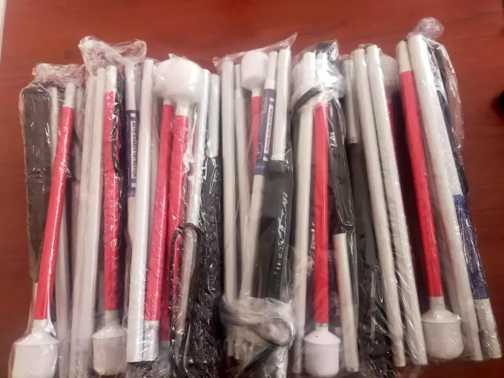 Aydın'da Görme Engellilere Beyaz Baston Desteği Sunuldu