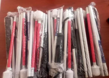 Aydın'da Görme Engellilere Beyaz Baston Desteği Sunuldu