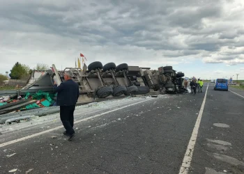 Diyarbakır’da Sebze Yüklü Kamyon Kazası: 1 Can Kaybı