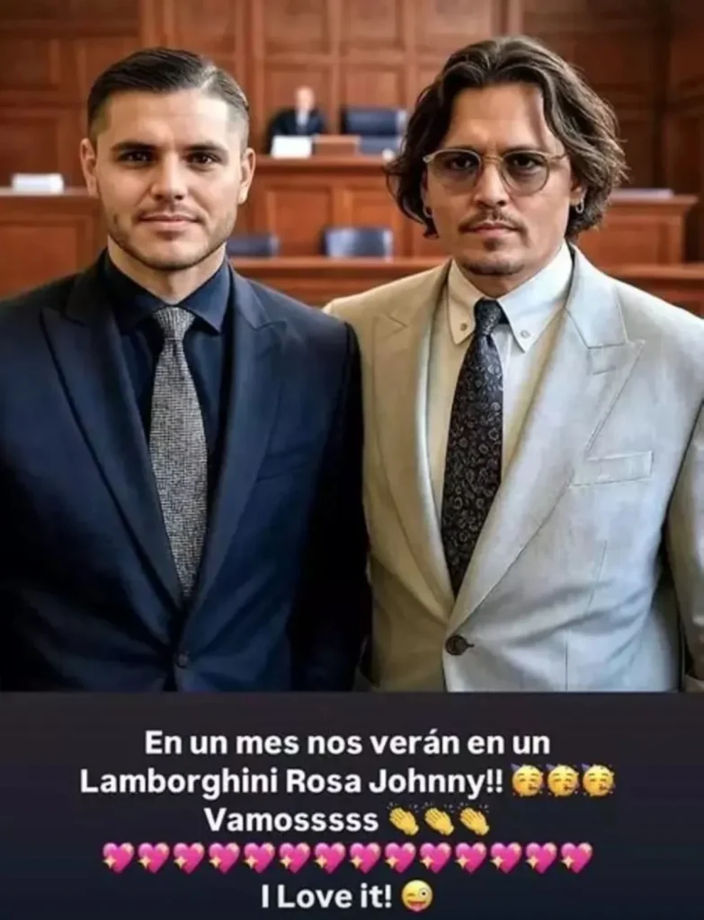 Icardi’den Wanda Nara’ya Depp Referanslı Mesaj