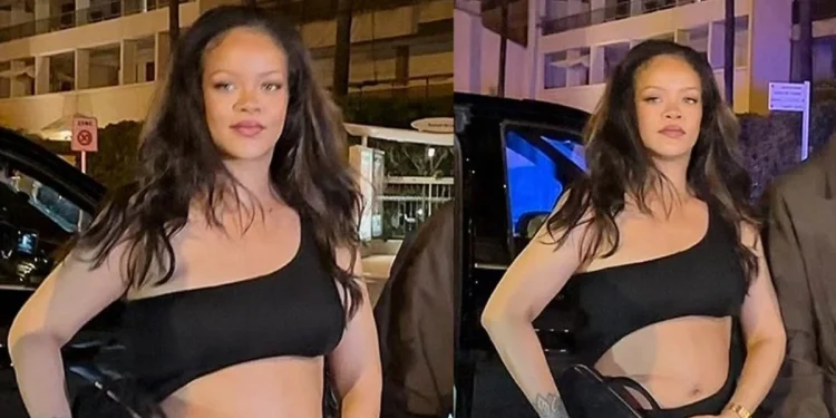 Rihanna ve ASAP Rocky Cannes'da aşk dolu pozlar verdi!
