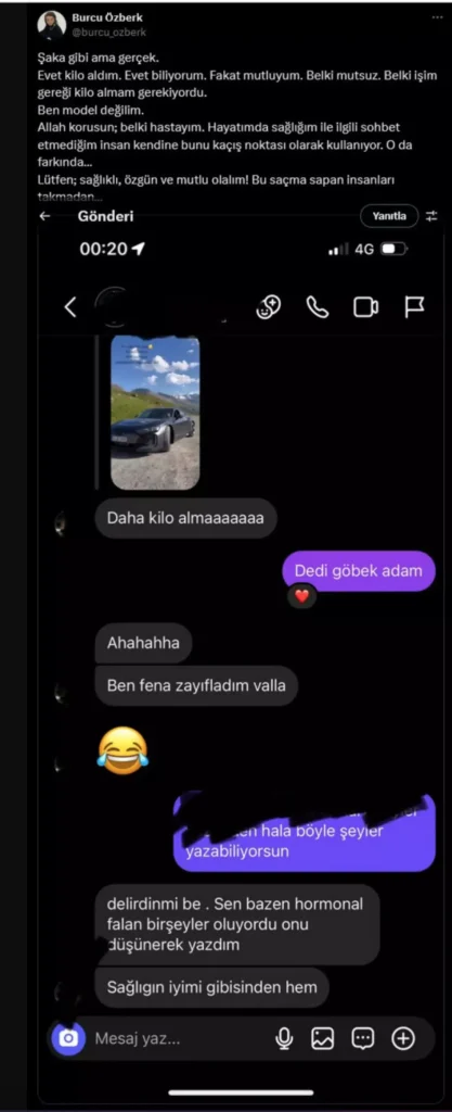 Burcu Özberk’ten Kilo Eleştirilerine Net Yanıt!
