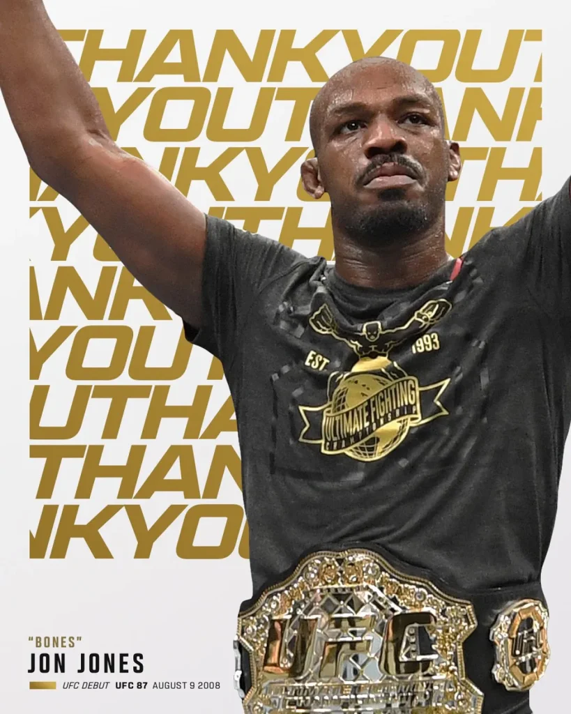 UFC Efsanesi Jon Jones’tan Emeklilik Kararı!