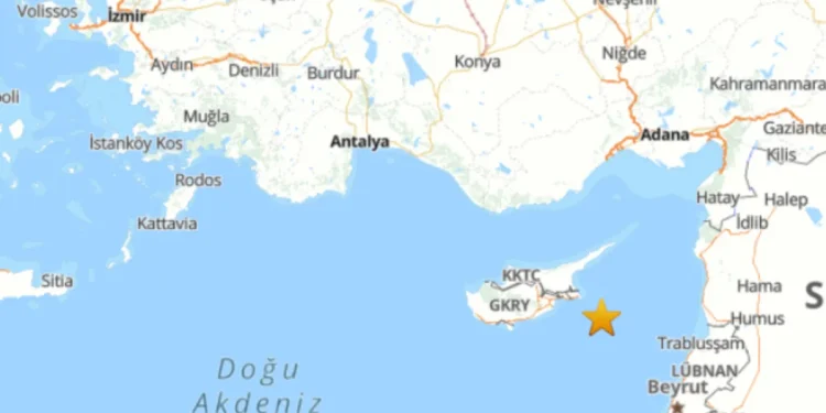 Akdeniz'de 4.4 Şiddetinde Korkutan Deprem!