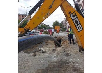 200 metrelik hat kazı yapılmadan yenilendi