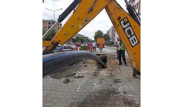 200 metrelik hat kazı yapılmadan yenilendi