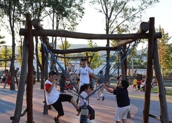 Bu parkta sağlık ve huzur bir arada