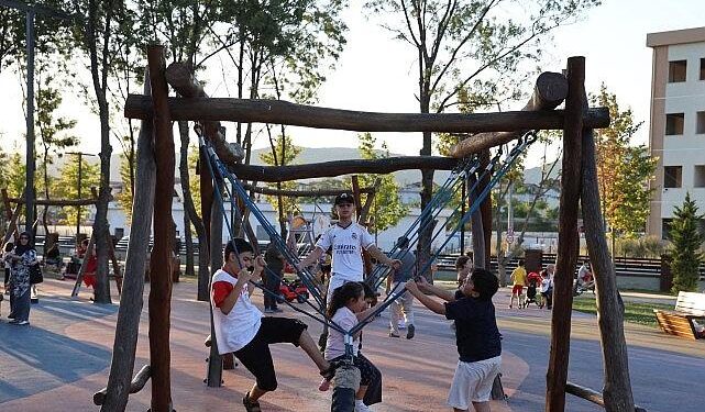 Bu parkta sağlık ve huzur bir arada