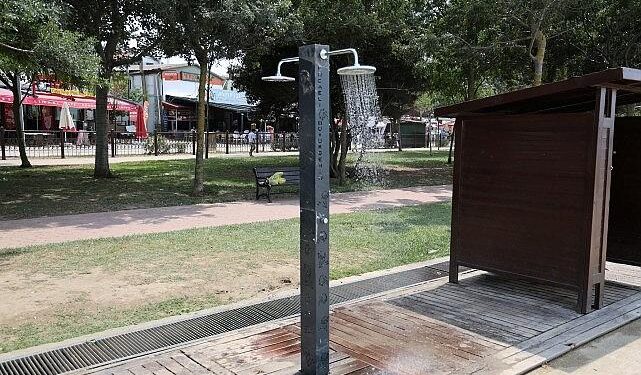 Büyükşehir’den sahillerde su tasarrufu hamlesi