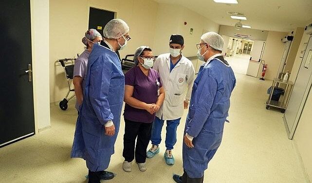 EÜTF Hastanesi Merkezi Ameliyathanede ilk operasyon yapıldı