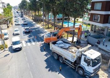 Güzelbahçe Belediyesi İlçenin Ana Arterlerini Yeniliyor