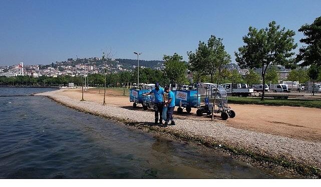Kocaeli sahilleri hem bakımlı hem de pırıl pırıl