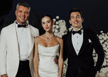 Sadettin Saran’ın kızı Lal Saran, Tolga İrdem ile Assos’ta Evlendi