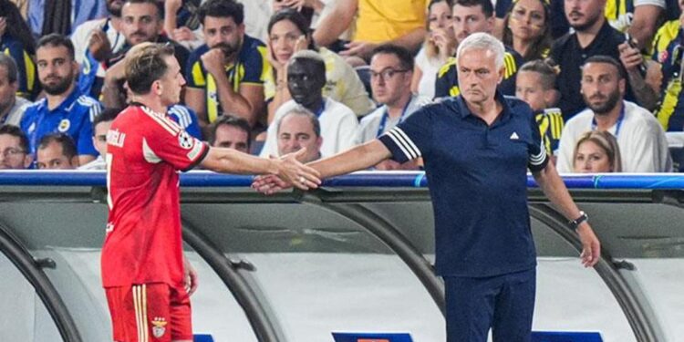 Sosyal medya yıkıldı: Kerem Aktürkoğlu-Jose Mourinho