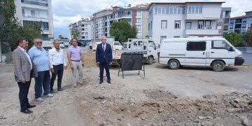 Başkan Deveciler Pazarbşı Caddesi’nde İncelemelerde Bulundu