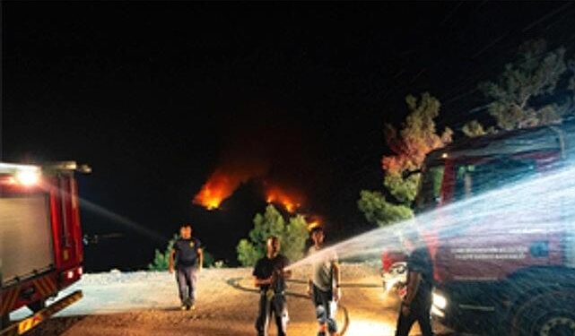 İzmir İtfaiyesi şimdi de Denizli için ter döküyor