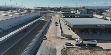 Railport’un çevre yolları asfaltlanıyor