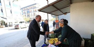 Başkan Çiçek’ten Esnaf Ziyareti