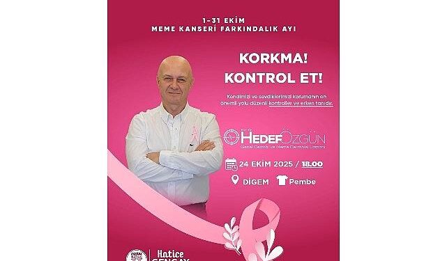 DİGEM’de Meme Kanseri Farkındalık Etkinliği Düzenlenecek