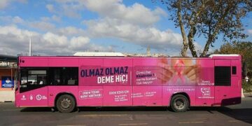 İETT’den Meme Kanseri Farkındalık Otobüsü