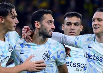 Inter, U.S Gilloise deplasmanında farklı kazandı! Hakan Çalhanoğlu sahneye çıktı