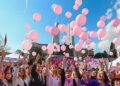 Meme Kanseri Farkındalığı İçin Bakırköy’de Gökyüzüne Pembe Balonlar Uçuruldu