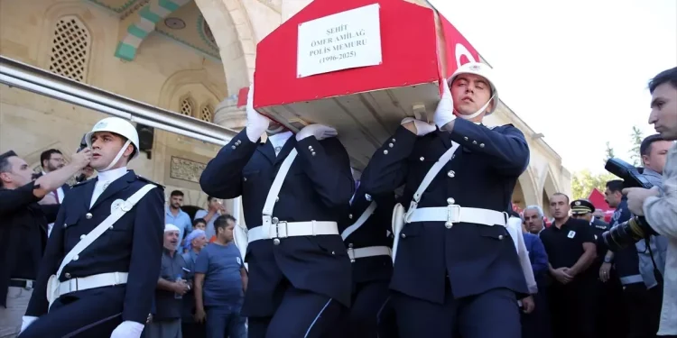 Şehit Polis Memuru Ömer Amilağ, Şanlıurfa’da Son Yolculuğuna Uğurlandı