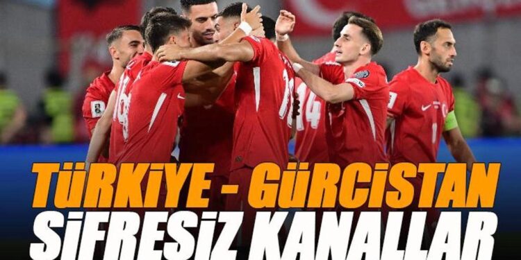 Türkiye – Gürcistan maçı şifresiz kanallar (Dünya Kupası Avrupa Elemeleri)