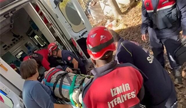 12 metrelik kuyudan itfaiyenin müdahalesiyle kurtarıldı