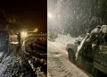 3 ile mevsimin ilk karı düştü! Yollar kapandı