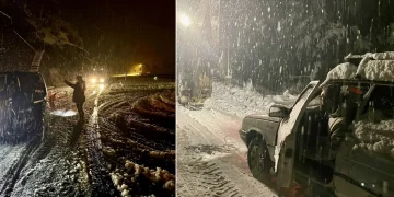 3 ile mevsimin ilk karı düştü! Yollar kapandı