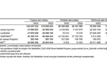 Atık İstatistikleri, 2024