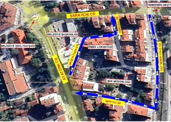 Bozüyük’te Trafik İçin Tek Yön Düzenlemesi